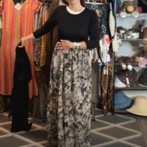 ShopEvelynne Black and White Button Down Shirt